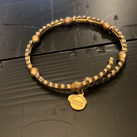 Alex and Ani gold positive energy accent bracelet - Picture 3 of 6
